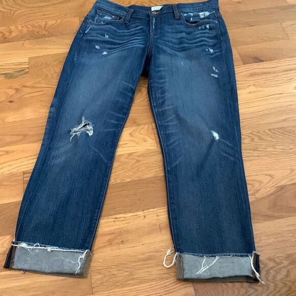 J. Crew jeans size 30 slim broken in boyfriend jeans - Picture 1 of 6
